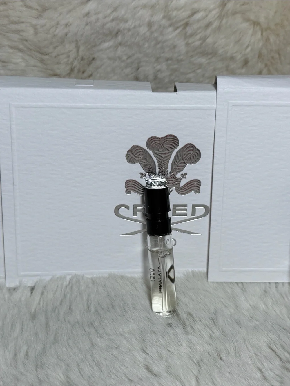 Lot of 3 Creed Himalaya samples vials 1.5ml each (4.5ml)